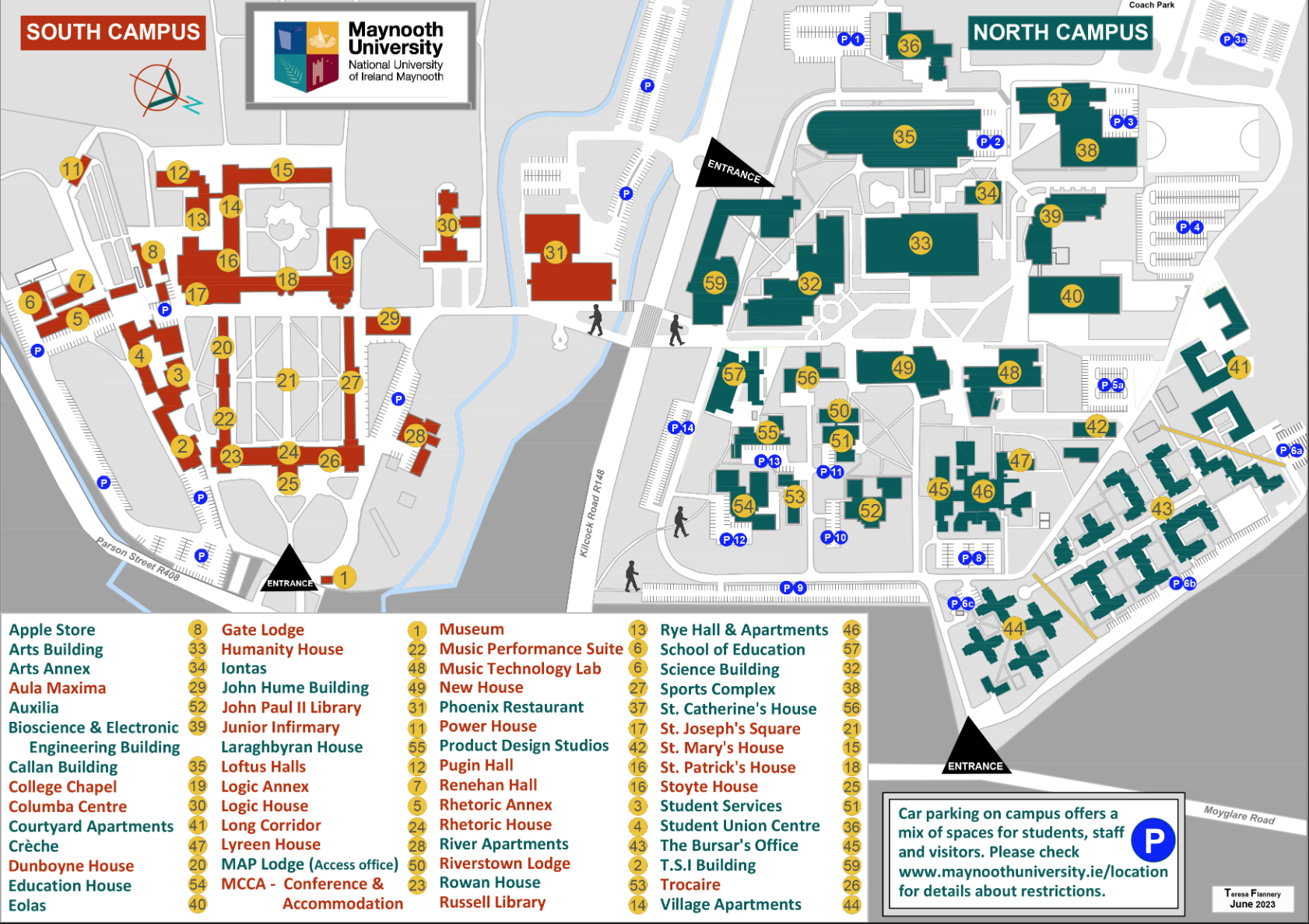 MU campus map